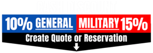Cash discount 10% general and 15% military offer for Travis Airport Shuttle services.