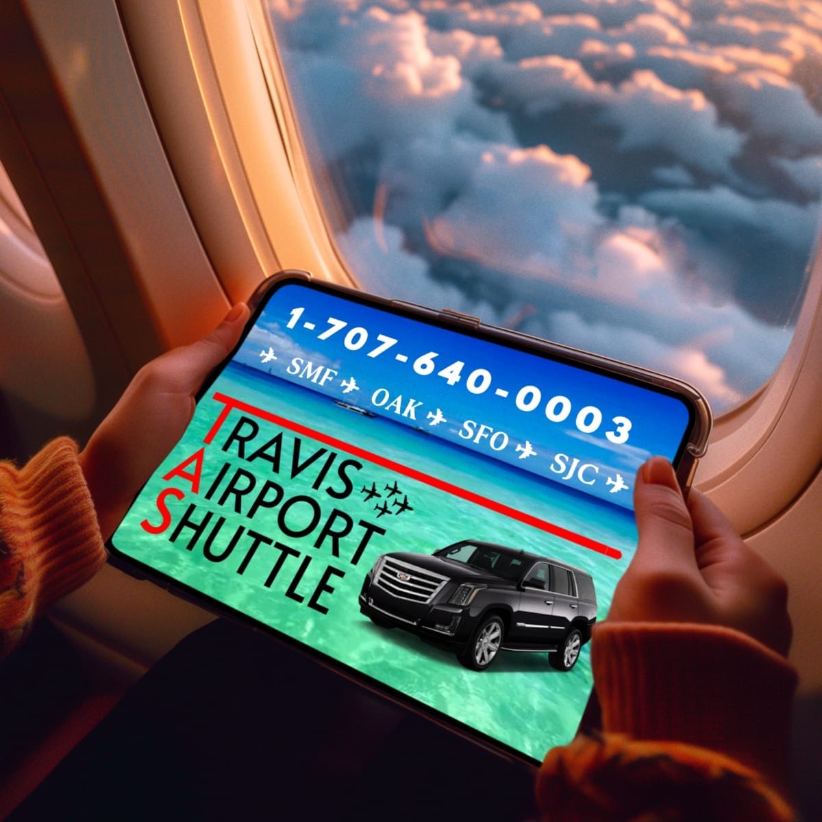 Black Car Service to San Francisco Airport - Travis Airport Shuttle